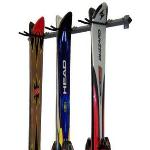 The Best Small Ski Rack from Monkey Bars. Stores 3 pairs of skis and poles - perfect for your winter cabin.  $69.99