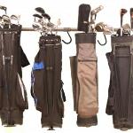 A Golf Bag Rack that really works. Store your golf clubs off the floor with the Monkey Bar Golf Bag Rack.  $79.99